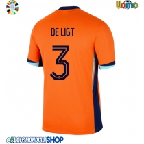 Maglie da calcio Olanda Matthijs de Ligt #3 Prima Maglia Europei 2024 Manica Corta